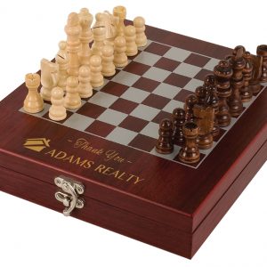 Rosewood Finish Chess Set