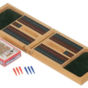 Wood Cribbage Game Gift Set