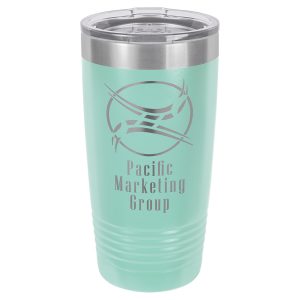 Polar Camel 20 oz. Teal Ringneck Vacuum Insulated Tumbler w/Clear Lid