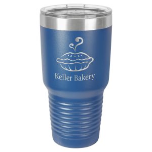 Polar Camel 30 oz. Royal Blue Ringneck Vacuum Insulated Tumbler w/Clear Lid