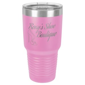Polar Camel 30 oz. Light Purple Ringneck Vacuum Insulated Tumbler w/Clear Lid