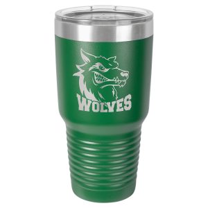 Polar Camel 30 oz. Green Ringneck Vacuum Insulated Tumbler w/Clear Lid