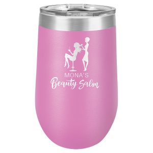 Polar Camel 16 oz. Light Purple Vacuum Insulated Stemless Tumbler w/Lid