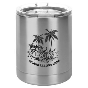 Polar Camel 10 oz. Stainless Steel Vacuum Insulated Tumbler w/Clear Lid