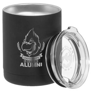 Polar Camel 10 oz. Black Vacuum Insulated Tumbler w/Clear Lid